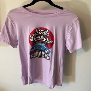 Purple Santa Barbra shirt